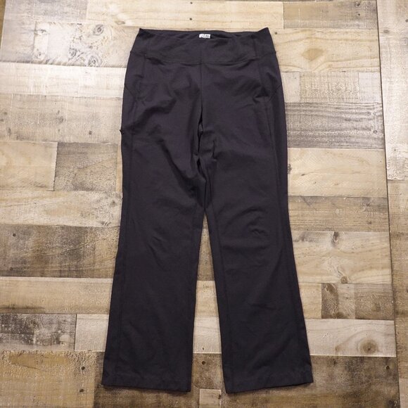 Duluth Trading Co. Noga Classic Bootcut Pants – Black – Women’s M x 31 Altered - Picture 1 of 12